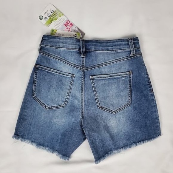 REWASH Denim Blue Jean Shorts Size 1/25 - Picture 2 of 3